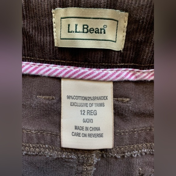 L.L.Bean corduroy brown skirt women’s size 12 - Picture 2 of 8